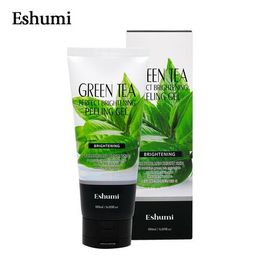 [ESHUMI] Green Tea & Black Rice Peeling Gel 180ml – Gentle Exfoliation, Pore Care, Soothing Tannins, Fermented Extracts, 100% Made in Korea - Made in Korea